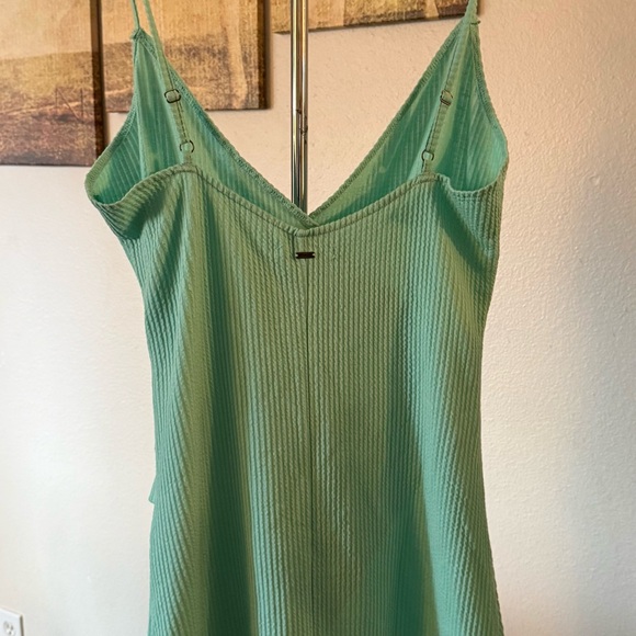 O'Neill Sz M Light Green Draped Summer Dress - Picture 4 of 4